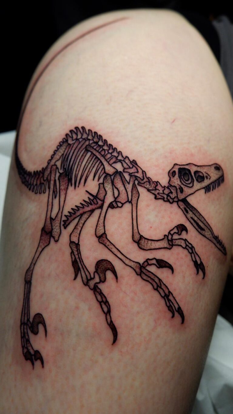 tatuaggio dinosauro